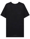 Karman Logo Short Sleeve T-Shirt Black - ISABEL MARANT - BALAAN 4