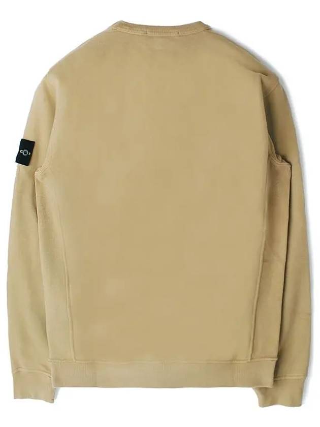 Wappen Patch Crew Neck Cotton Sweatshirt Beige - STONE ISLAND - BALAAN 3