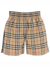 Banding Check Cotton Shorts Beige - BURBERRY - BALAAN 2