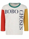 Square Color Block Long Sleeve T Shirt B224AC014 - BOBO CHOSES - BALAAN 1