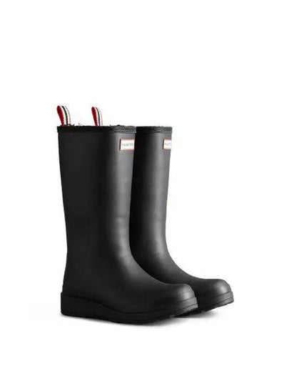 Original Play Insulated Shearling Rain Boots Black - HUNTER - BALAAN 2