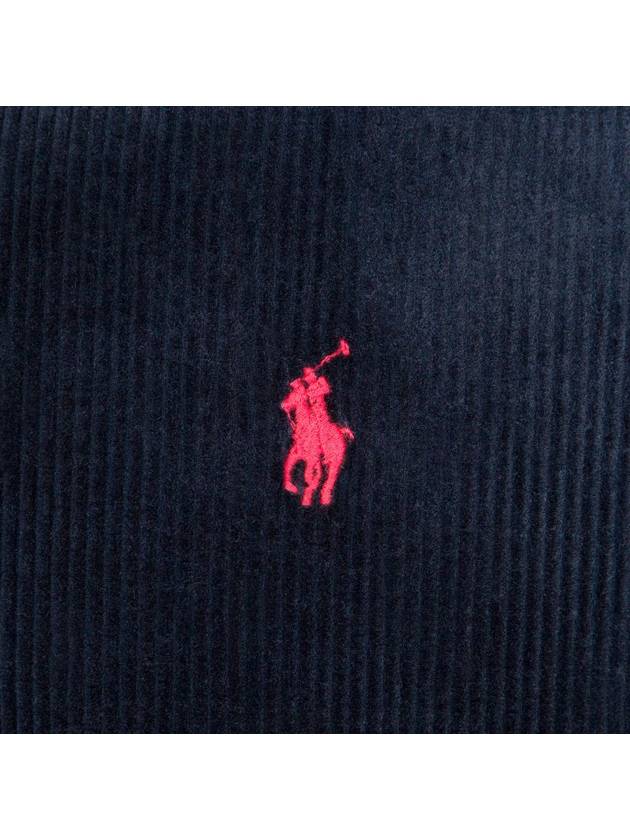 Pony Corduroy Bomber Jacket Navy - POLO RALPH LAUREN - BALAAN 5