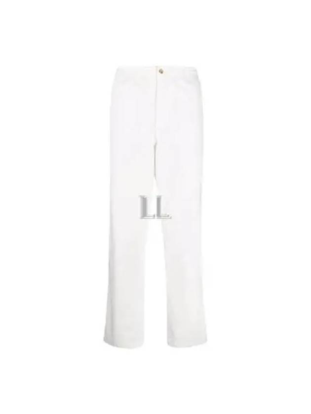 Cotton Straight Pants White - POLO RALPH LAUREN - BALAAN 2