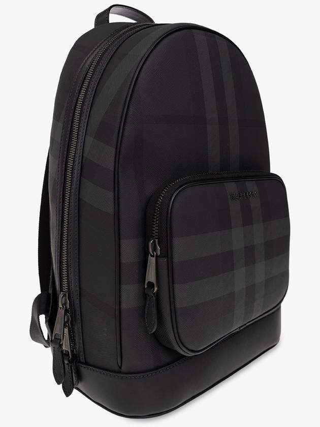 Rocco Backpack Charcoal - BURBERRY - BALAAN 5