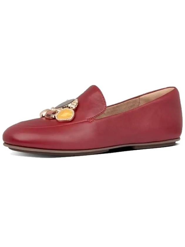 Lena Cluster Loafers Red Leather Women - FITFLOP - BALAAN 1