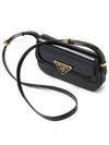 Patent Leather Shoulder Bag Black - PRADA - BALAAN 4