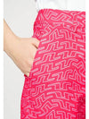 Golf Shorts Gwen Print Shorts Pink Bridge Swirl - J.LINDEBERG - BALAAN 5