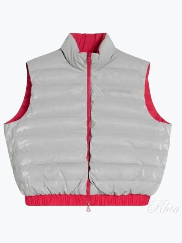 Women's Isla Reversible Vest Grey - J.LINDEBERG - BALAAN 2