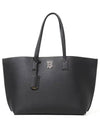 Monogram Motif Medium Tote Bag Black - BURBERRY - BALAAN 2