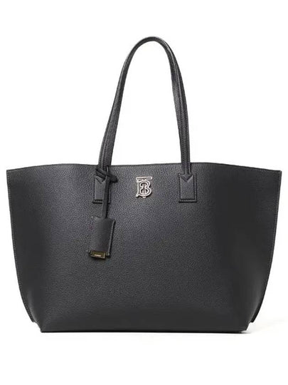 Monogram Motif Medium Tote Bag Black - BURBERRY - BALAAN 2