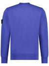 Wappen Patch Crew Neck Sweatshirt Royal Blue - STONE ISLAND - BALAAN 4