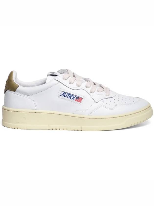 Men's Medalist Leather Low Top Sneakers White - AUTRY - BALAAN 3