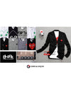 Gold Heart Logo Knit Cardigan Black - COMME DES GARCONS PLAY - BALAAN 7