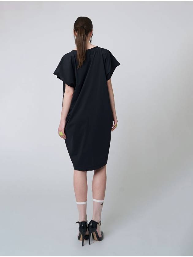 AW41OP01 Cozy belted dress_black - ATHPLATFORM - BALAAN 3