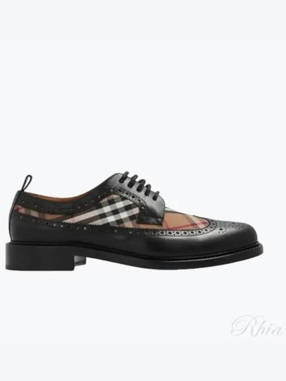 Vintage check panel derby beige black - BURBERRY - BALAAN 2