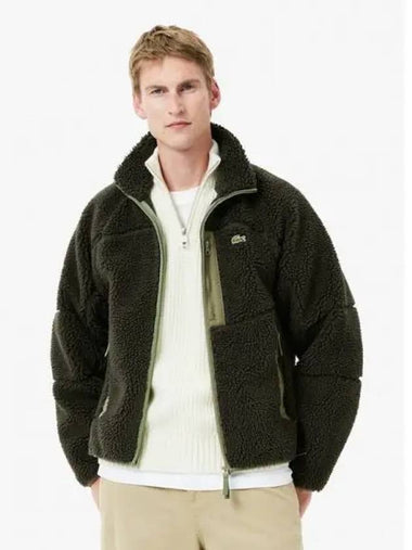 Men s Sherpa Fleece Blouson BH7145 54N IER Domestic Product GQ2N24091216785 - LACOSTE - BALAAN 1