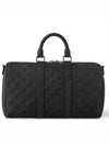 Keepall Bandouliere 35 Duffel Bag Black - LOUIS VUITTON - BALAAN 3