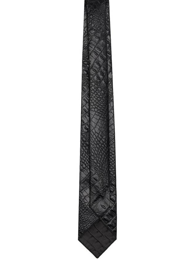 Fake alligator embossed leather tie - ENGINEERED GARMENTS - BALAAN 2