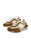 Logo James Panel Low Top Sneakers Brown - TOM FORD - BALAAN 2