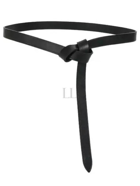 Kirka Leather Belt Black - ISABEL MARANT - BALAAN 2