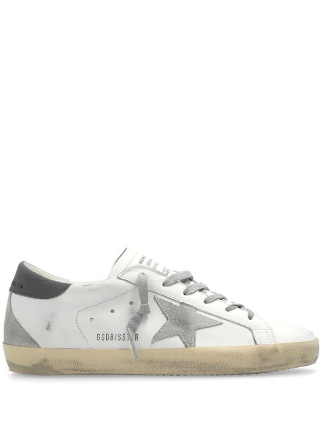 Superstar Leather Low Top Sneakers Grey White - GOLDEN GOOSE - BALAAN 2