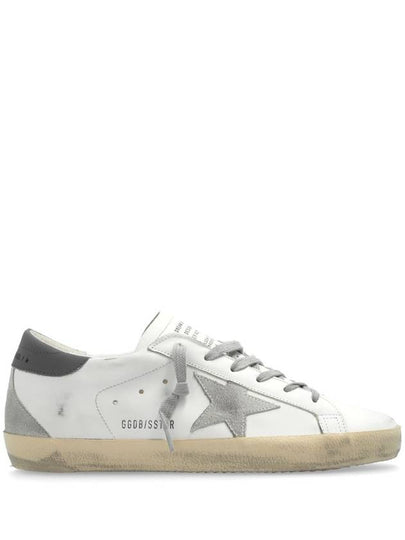 Superstar Leather Low Top Sneakers Grey White - GOLDEN GOOSE - BALAAN 2