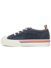 Men's RWB Sole Cotton Low Top Sneakers Navy - THOM BROWNE - BALAAN 5