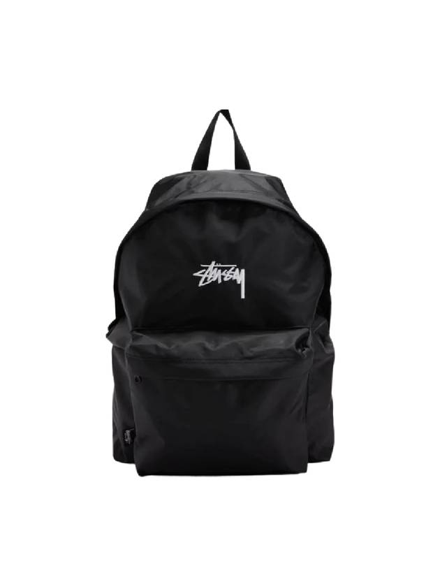 Graffiti Canvas Backpack Black - STUSSY - BALAAN 1