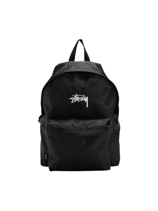 Graffiti Canvas Backpack Black - STUSSY - BALAAN 1