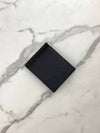 Saffiano Leather Triangle Logo Half Wallet Black - PRADA - BALAAN 10