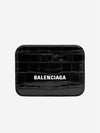 Cash Crocker Card Wallet Black - BALENCIAGA - BALAAN 2