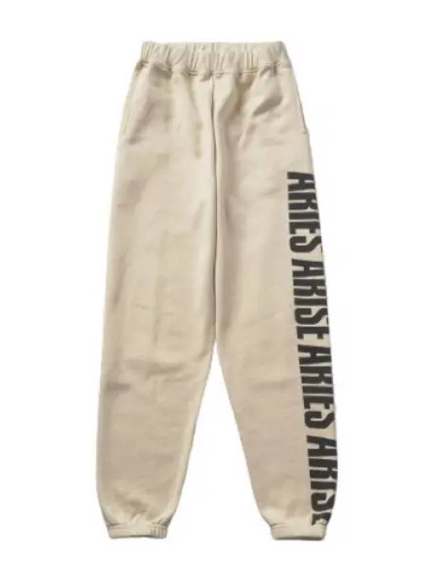 Aries Press Gothic Sweatpants Alabaster - ARIES - BALAAN 1