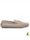 CD Diamond Grained Calfskin Loafers Beige - DIOR - BALAAN 2