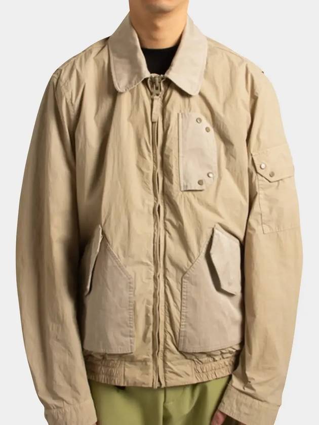 Pocket Bomber Jacket Beige - TEN C - BALAAN 2