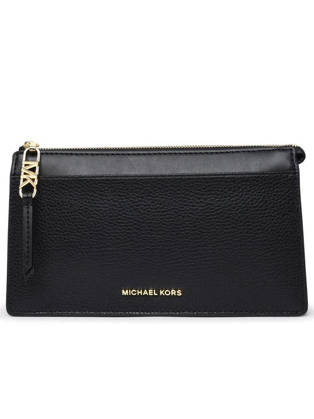 Empire Large Leather Convertible Cross Bag Black - MICHAEL KORS - BALAAN 2