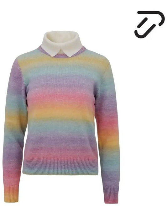 Women s Rainbow Windproof Detachable Sweater IPL4WSW231 PU - IJP DESIGN - BALAAN 1