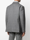 Twill Down Filled Jacket Grey - THOM BROWNE - BALAAN 6