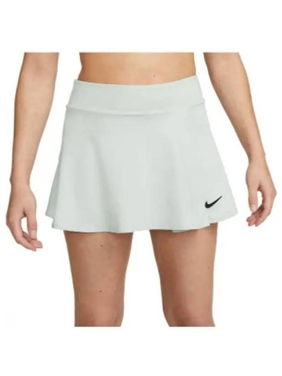 Women's Court Dry Fit Victory Tennis Pleats Skirt Grey - NIKE - BALAAN 2