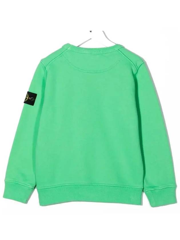 Kids Wappen Patch Crew Neck Sweatshirt Green - STONE ISLAND - BALAAN 4