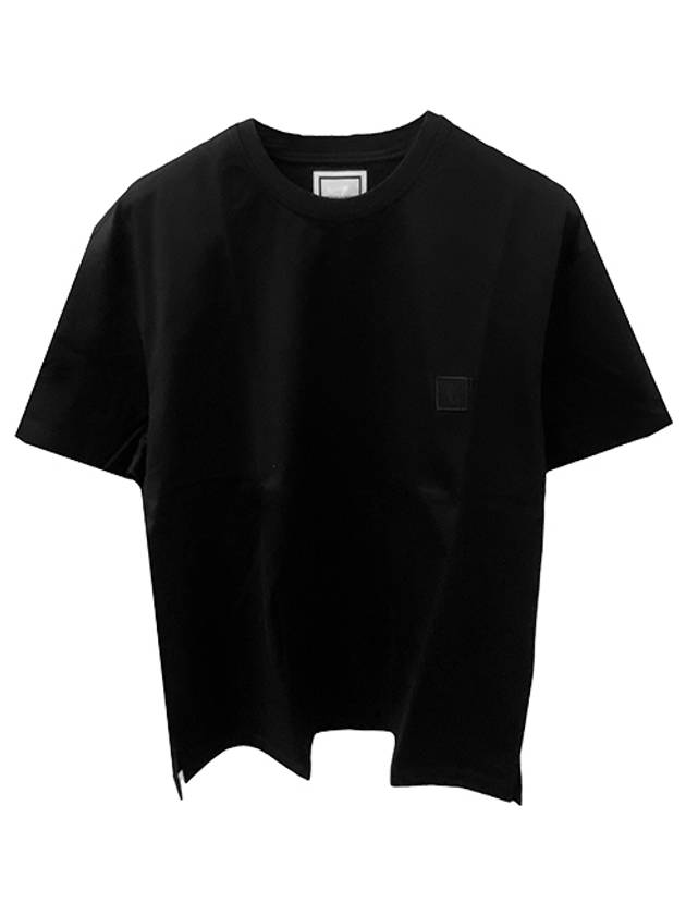 Luminous Jellyfish Back Logo Short Sleeve T-Shirt Black - WOOYOUNGMI - BALAAN 2