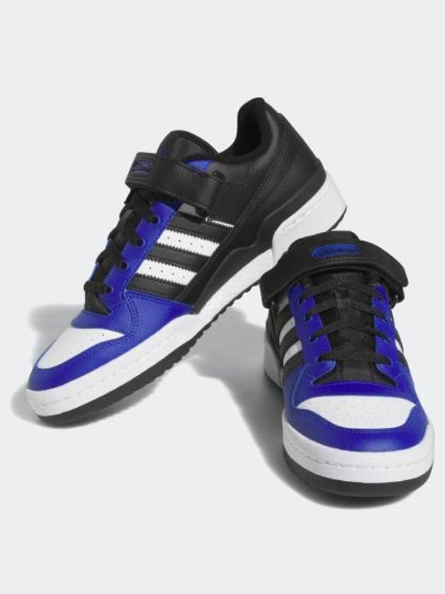 Forum Low Top Sneakers Black Blue White - ADIDAS - BALAAN 5