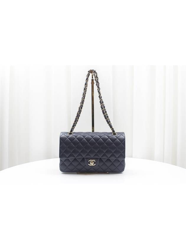 Caviar Classic Medium Dark Navy Chain Shoulder Bag A01112 - CHANEL - BALAAN 1