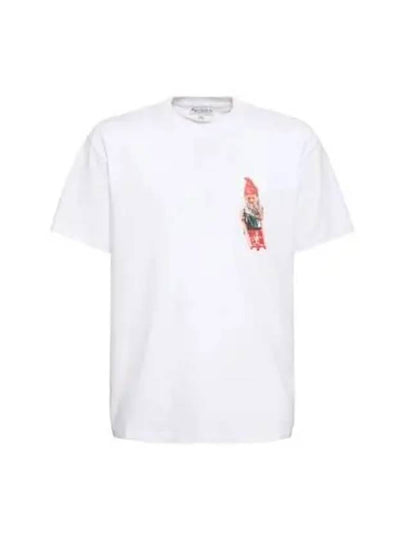 Gnome Chest Print Short Sleeve T Shirt White - JW ANDERSON - BALAAN 2