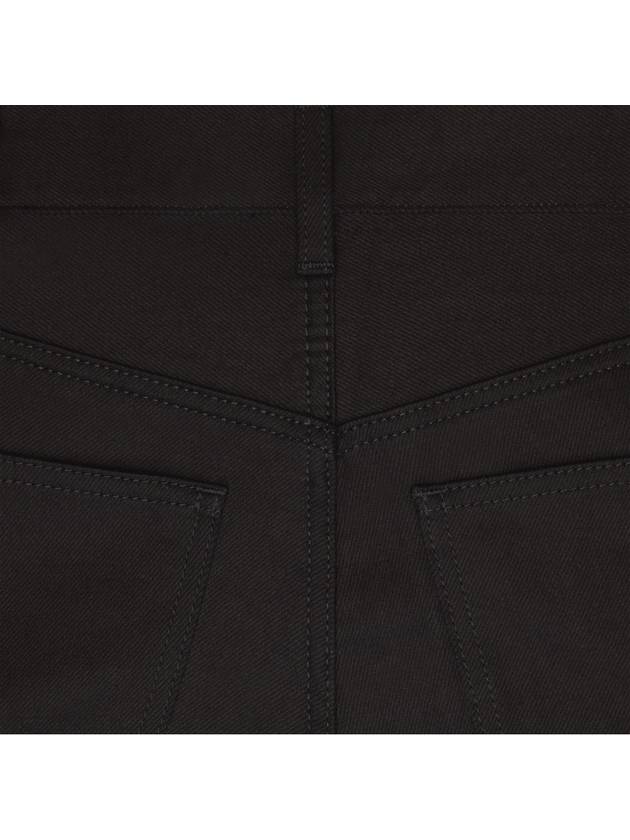 Demin Straight Pants Vintage Pure Black - CELINE - BALAAN 5