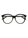 Eyewear Round Frame Eyeglasses Black - GUCCI - BALAAN 1