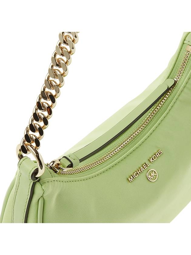 Jet Set Charm Medium Leather Shoulder Bag Green - MICHAEL KORS - BALAAN 10