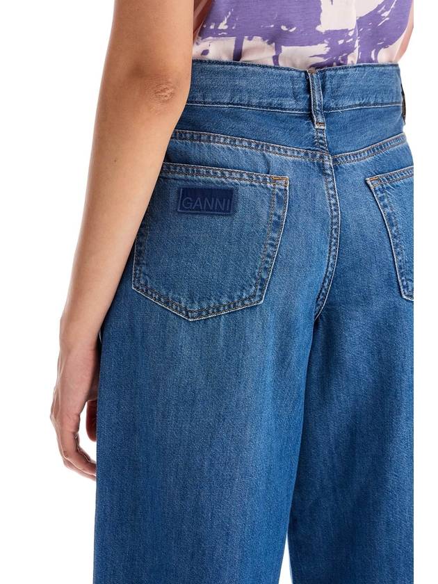 Mid rise wide jeans J1487 - GANNI - BALAAN 5