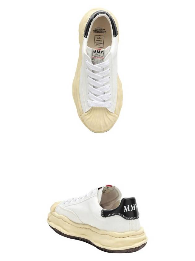 A09FW732 WH Blakey VL OG Sole Canvas Low Top Sneakers White Shoes TJ - MAISON MIHARA YASUHIRO - BALAAN 5