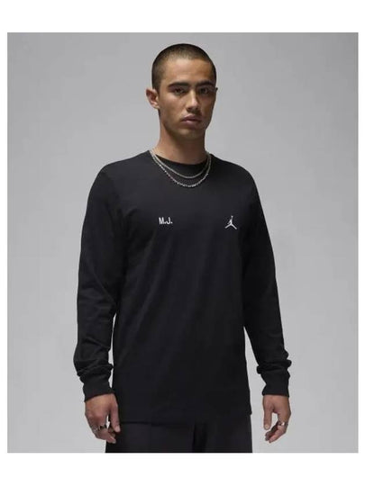 Jordan Long Sleeve T-Shirt Black - NIKE - BALAAN 2