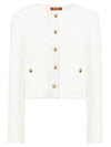 Women's Gavino Cotton Jacket White - MAX MARA - BALAAN.